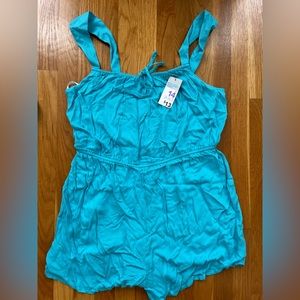 Vibrant Teal Romper